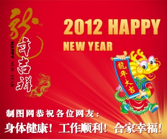 火红春节新年BANNER图片模板