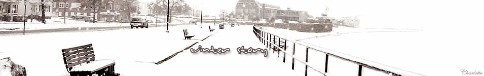 冬日雪景店招图片模板