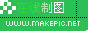 绿底虚线logo制作模板